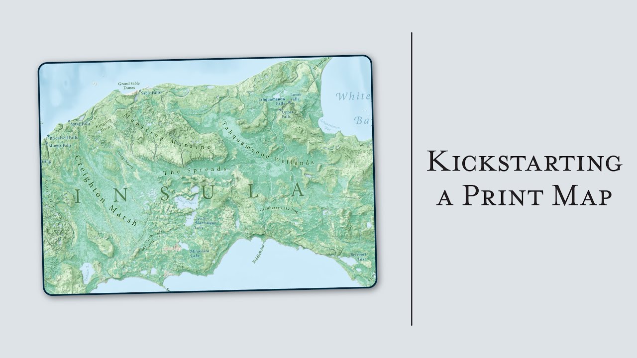 Kickstarting a Print Map