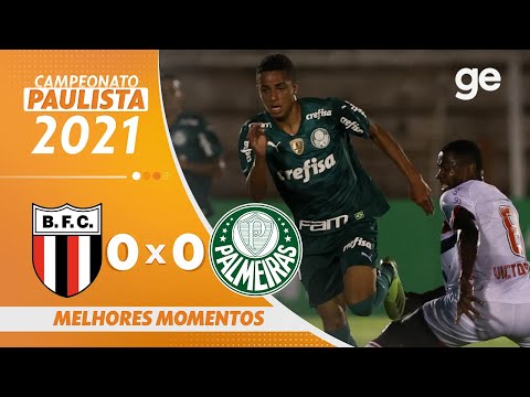 BOTAFOGO-SP 0 X 0 PALMEIRAS | MELHORES MOMENTOS | 6ª RODADA PAULISTA 2021 | ge.globo