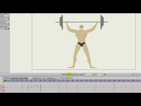 Anime Studio Pro 11 - Bounce, Stagger and Elastic - Tutorial