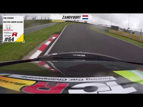 TCR full onboard lap Zanvoort Tom Coronel 2017 Honda Civic type r  wtcr 2017 tcr