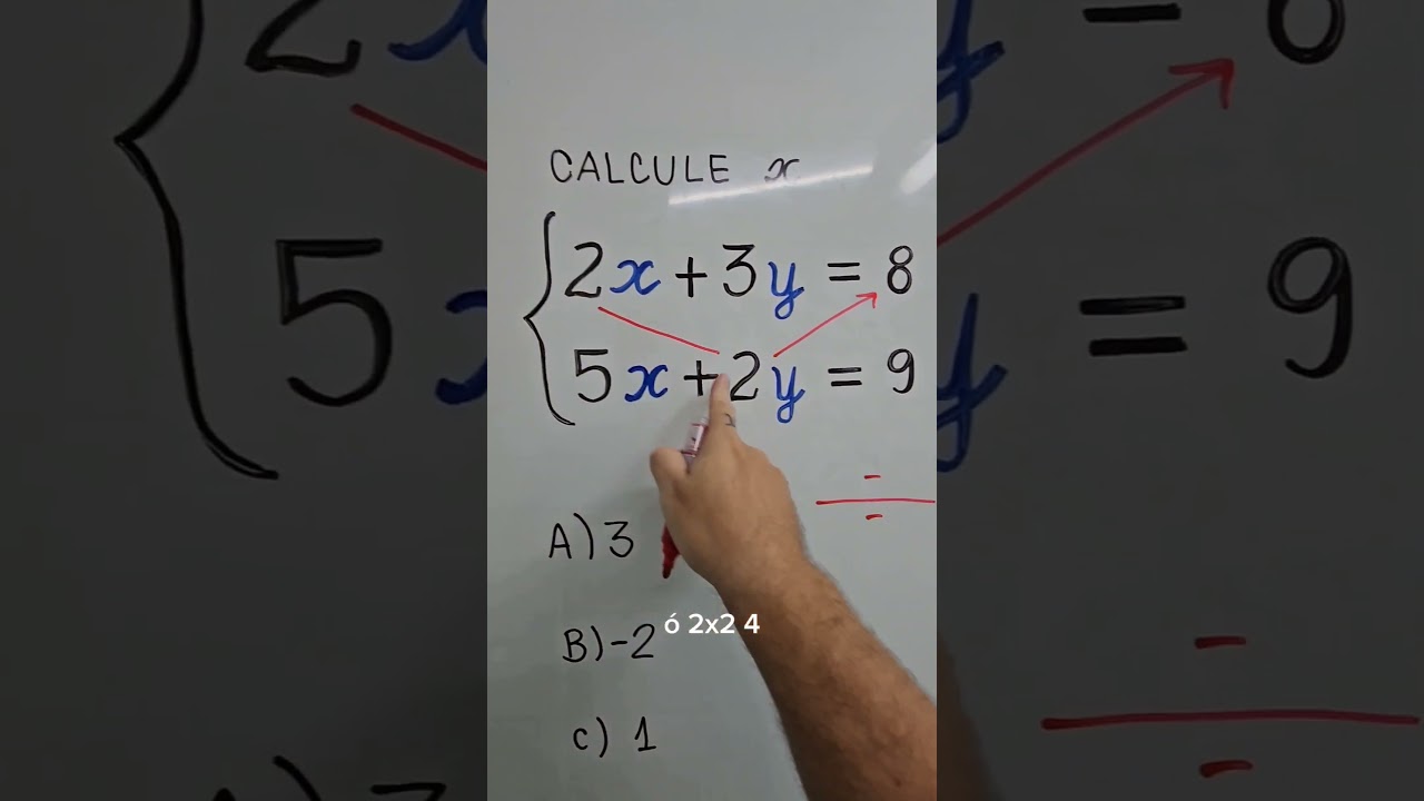 Esse macete é incrível para resolver sistemas #matematica