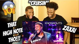 Zaxai Performs an Incredible Cover of Smokey Robinson&#39;s &quot;Crusin&#39;&quot; - The Voice 2018 Knockouts