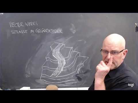 bad cad cth vector works_3 d geländemodell strassen-erstellen: vorskizze zum höhenlinien