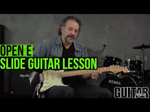 Slide Guitar Lesson - Open E Tuning - Great for Slide Guitar!
