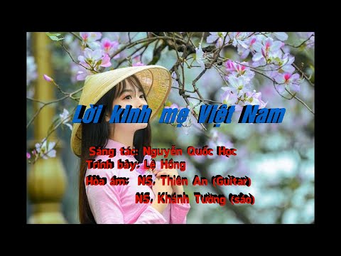 Lời kinh mẹ Việt Nam Sheet - Lệ Hồng
