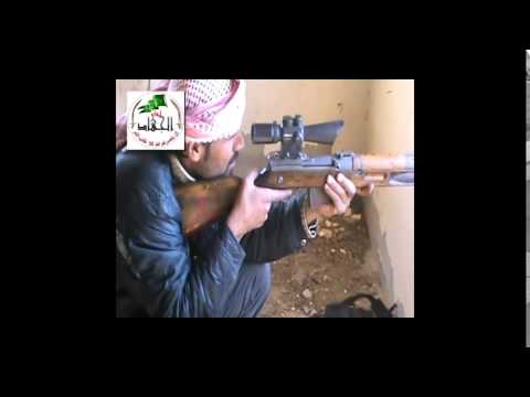 قنص عناصر النظام داخل اللواء 93 من قبل لواء الجهاد في سبيل الله في عين عيسى في ريف الرقة