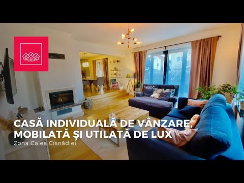 Casa De Vanzare In Sibiu - Individuala, Mobilata Si Utilata De Lux
