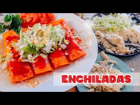 Enchiladas Rojas || Fuego en La Cocina