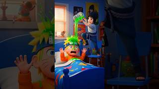 Sasuke encheu a cama do Naruto de meleca?!