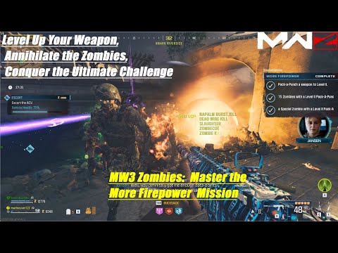 MW3 Zombies: More Firepower Mission, The Ultimate Guide - Complete Walkthrough.