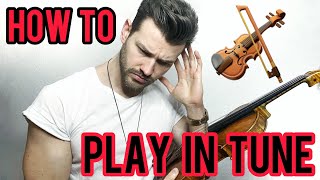 How to play the violin IN TUNE! (Violin Intonation Tutorial)