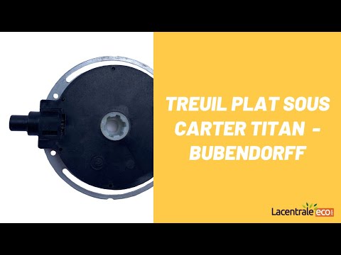 Treuil plat sous carter TITAN - Bubendorff