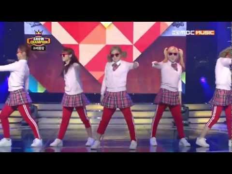 130206 Show Champion Crayon Pop 크레용팝 - Bing Bing 빙빙 [HD]
