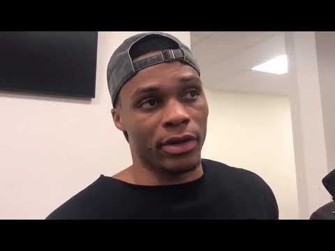 Russell Westbrook, Paul George Postgame Thoughts on Thunder Loss @ Jazz | 10.21.2017 2017-18 Season