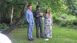 preview picture of video 'Glass & Broom ceremonies at Mark and Lissa's wedding'