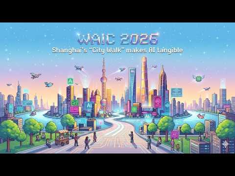 WAIC 2026: Shanghai's 'City Walk' makes AI tangible