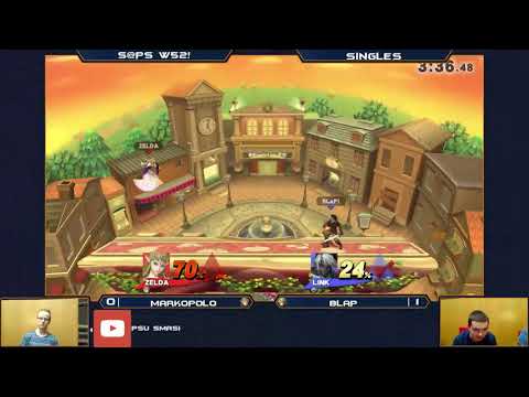 S@PS Week 52 - Wii U Singles - BLaP! (Link) vs Marko Polo (Cloud, Zelda)