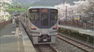 preview picture of video '225系紀州路快速和歌山行き　山中渓駅到着　2'