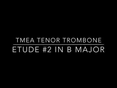2018-2019 TMEA Trombone Etude #2