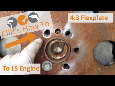 LS Flexplate Hole Modification *If using this flex plate on LS motor, remove the weight!