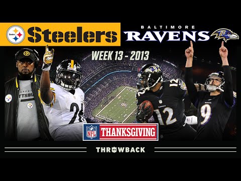 Classic Rivalry Finish to Thanksgiving Night! (Steelers vs. Ravens 2013, Week 13)