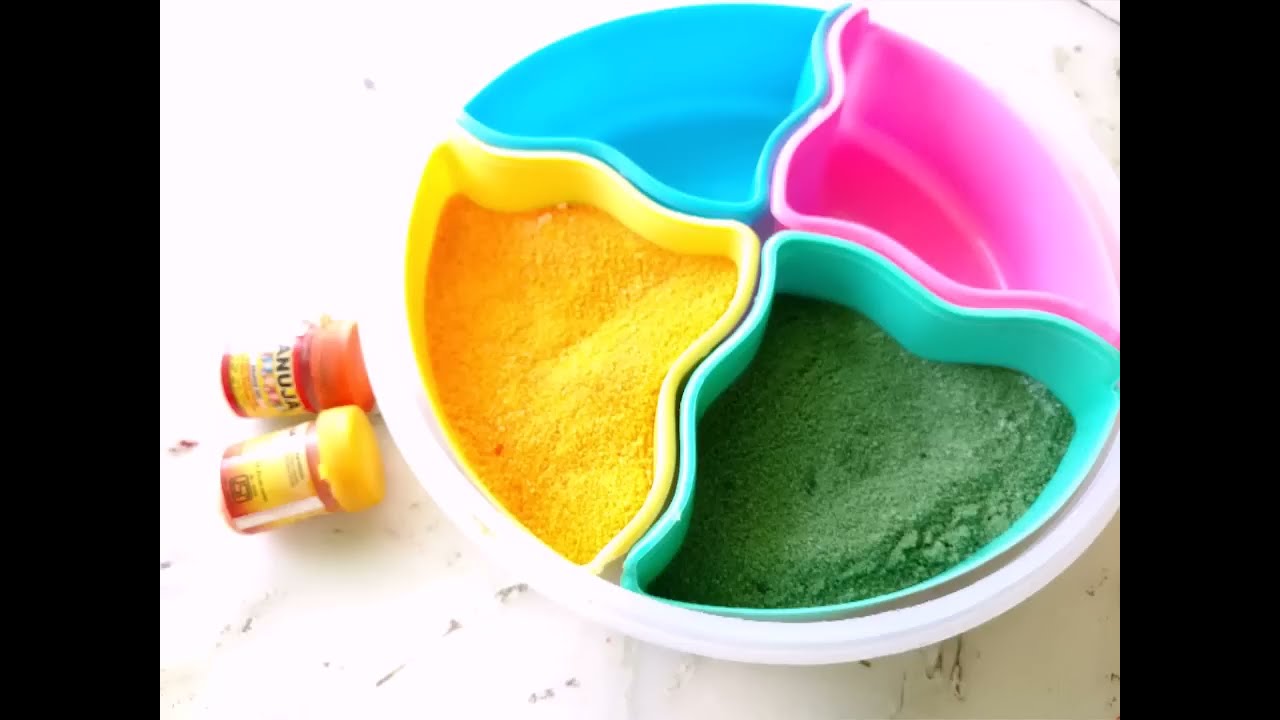 how to make glitter sand for rangoli designs by aarti gupta