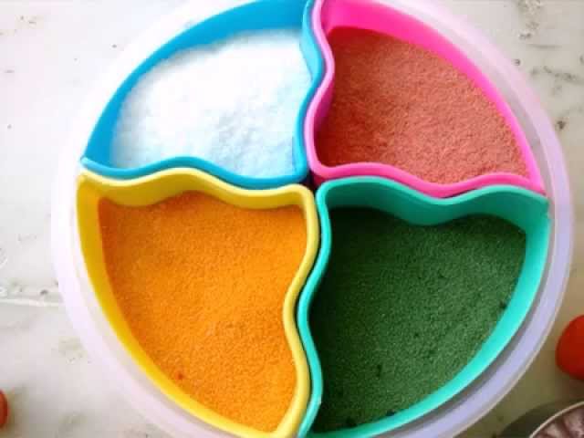 How to make Glitter sand for rangoli designs by Aarti Gupta