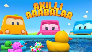 Çizgi film Akıllı arabalar. Ördekler havuzda eğleniyor! Türkçe izle