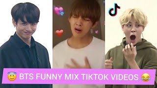 BTS funny Tik Tok Videos 😂 #BTS Hindi Mix TikTo