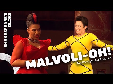Yellow Stockings! | Act III scene 4 | Twelfth Night (2021) | Shakespeare's Globe
