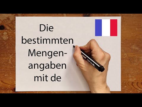 French: The specific quantities with de - simply explained