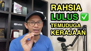 Download lagu Rahsia Lulus Temuduga Kerajaan - Soalan Temuduga Kerajaan mp3