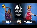 USA vs Korea | Women's VNL 2023