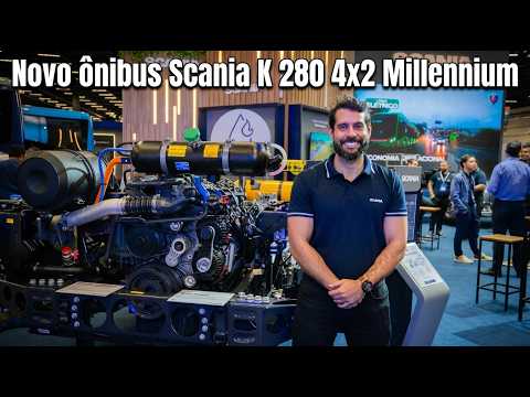 Scania lança ônibus a biometano com cilindros de fibra de carbono | Walkaround Frota&Cia