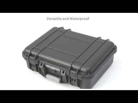 Black ew8626-tr waterproof protective carry case with wheels...