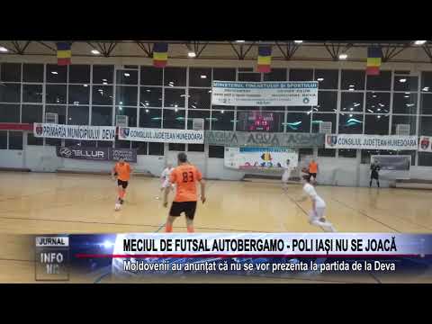 MECIUL DE FUTSAL AUTOBERGAMO - POLI IAȘI NU SE JOACĂ