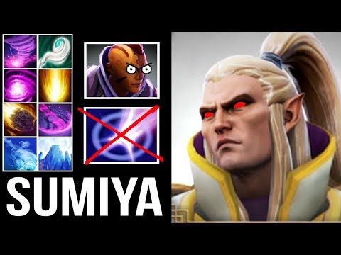 GENIUS SUMIYA INVOKER GOD ANTI ANTI-MAGE COMBO with Eul's Epic Gameplay Dota 2