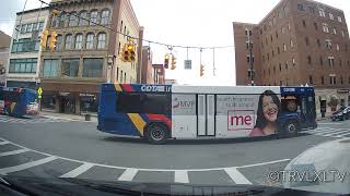 Trailways Greyhound Station | Albany NY Downtown | Dashcam Tour [4k]