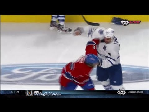 Mark Fraser vs Brandon Prust