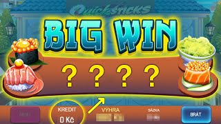 🍣 QUICK STICKS 🥢 POSLEDNÍ TOČKA A BIG WIN?! NEVĚŘÍM! 🤑 APOLLO GAMES CASINO NOVINKA 🍣 BET 20KČ 🍣