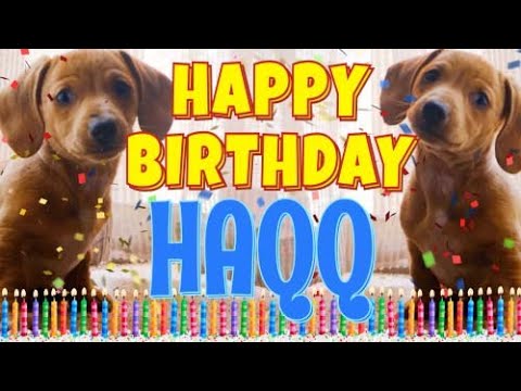 Happy Birthday Haqq! ( Funny Talking Dogs ) What Is Free On My Birthday
