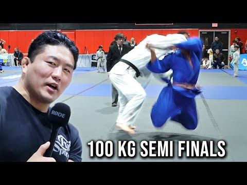 Drops and Counters! - Judo 100 KG Semi Finals w Commentary