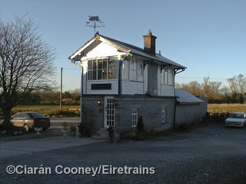 Tracing the Navan to Dublin railway line on Google satellite and street view