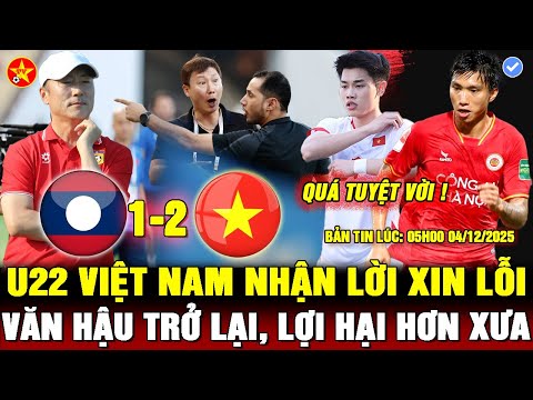 💖HLV KIM THỪA NHẬN TIẾC NUỐI VÌ HÀNG CÔNG KÉM DUYÊN, HLV LÀO VUI RA MẶT, VĂN HẬU TÁI XUẤT ĐỈNH CAO