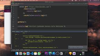 Javascript Async & Await Kullanımı