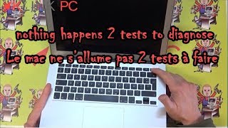 Deux tests simples pour réparer un MacBook qui reste éteint 💻🍏