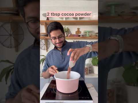 My Go To Hot Chocolate Recipe - Simple and YUMMY #SHORTS