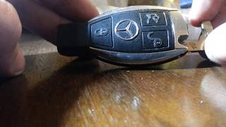 How To Take Apart Mercedes Benz Key Fob