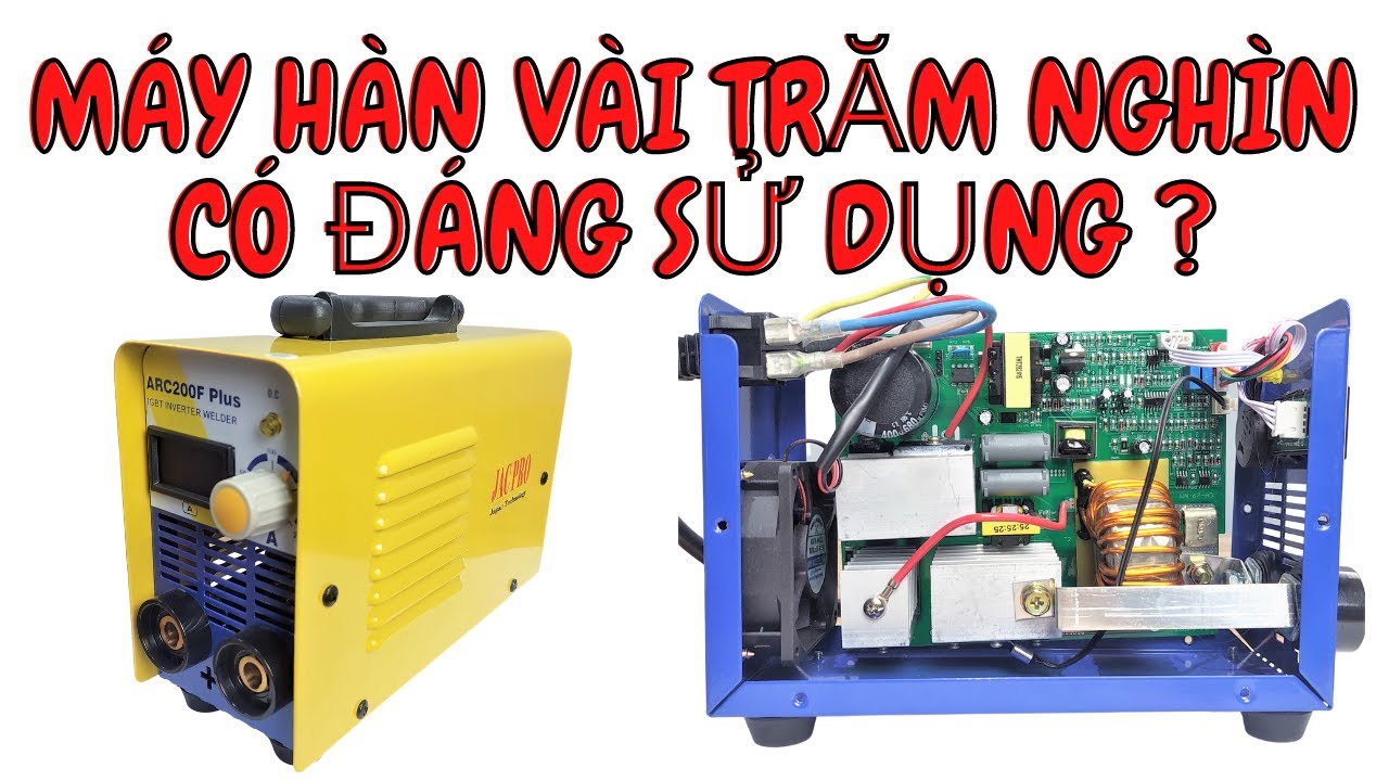 Máy hàn JacPro ARC 200F Plus Chuyên que 2li5 Máy hàn nhỏ gọn công nghệ Nhật Bản. Dòng hàn ổn định, cháy đều