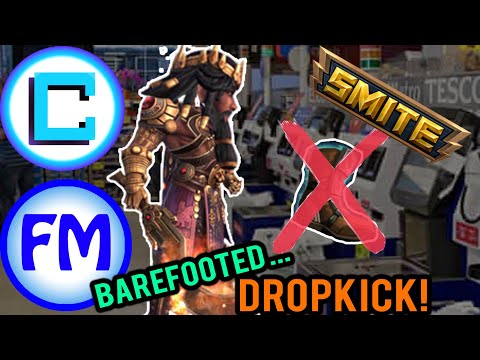 Smite - Funny Moments - Barefooted Dropkick!